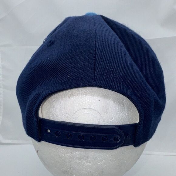 Bimm Ridder Trenton Thunder Cloud Logo MLB SnapBack YOUTH HAT NAVY/baby Blue - Picture 3 of 10